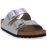 Birkenstock Natikači ARIZONA METALLIC SILVER CALZ S Siva | Shoptok.si