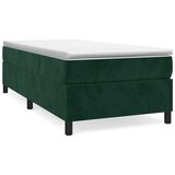  Okvir za krevet s oprugom tamnozeleni 90x200 cm baršunasti | shoptok.hr
