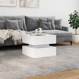  Stolić za kavu s LED svjetlima bijeli 50 x 50 x 40 cm | Eponuda.ba