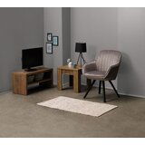 Olimp Sport Fotelja baršunasto siva sa crnim nogama | ePonuda.com