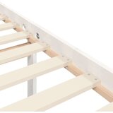 vidaXL okvir kreveta s uzglavljem bijeli 140 x 190 cm od masivnog drva | shoptok.hr
