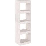 vidaXL knjižna omara za razdelitev prostora bela 40x30x135,5 cm | Shoptok.si