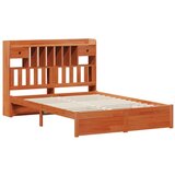  Polica za knjige Krevetski okvir 2 pcs Vosak smeđa 200 x 160 cm | shoptok.hr