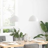  Viseće svjetiljke 2 kom podesive visine E27 bijela Ø 30cm metal | Eponuda.com