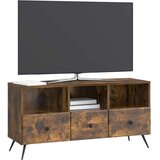 TV omarica Dimljen hrast 102 x 34,5 x 50 cm Inženirski les, (5000210664) | Shoptok.si