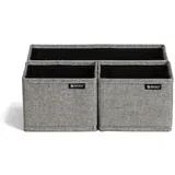 Tekstilni organizatorji za predal v kompletu 3 ks Soft Storage –