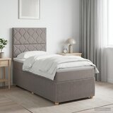  Boxspring krevet s madracem Sivosmeđa 80 x 200 cm Tkanina | shoptok.hr