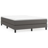 Maison Chic Box spring postelja - Vzmetna postelja z vzmetnico siva 140x190 cm umetno usnje SL6363, (21900607) | Shoptok.si