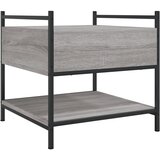  Stolić za kavu siva boja hrasta 50x50x50 cm konstruirano drvo | Eponuda.com