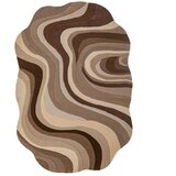 Flair Rugs Smeđi/bež ručno rađen vunen tepih 140x200 cm Envy Wool – Cijene