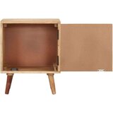  Noćni ormarić 40 x 30 x 50 cm od masivnog bagremovog drva | shoptok.hr
