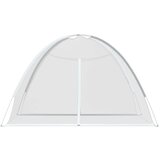  Komarnik Mongolia s vratima 220 mrežasti bijeli 200x200x130 cm | shoptok.hr