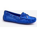 Boto Women's Blue Suede Moccasins Si Passione | ePonuda.com