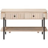 Ručni stolić za kavu Bijela 85 x 45 x 50 cm Čvrsto drvo manga | Shoptok.si