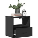  Zidni noćni ormarići 2 kom crni 40x31x39,5 cm | shoptok.hr