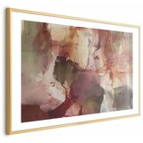  Plakat Spring Composition - glimmers and forms in watercolor technique 90x60 Zlatni okvir s margom | shoptok.hr