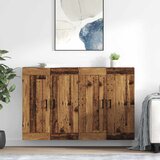  Kabinetski zidni 2 kom. Staro drvo 69,5 x 34 x 90 cm | shoptok.hr