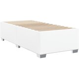  s oprugama i madracem bijeli 80 x 200 cm od umjetne kože | shoptok.hr