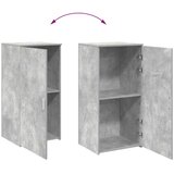 Ormarić za pohranu boja betona 50x45x103,5 cm konstruirano drvo | shoptok.hr