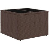  Set sofe s jastukom 7 pcs Smeđa i crvena poliratan | shoptok.hr