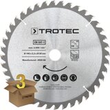 Trotec Set listova kružne pile Ø 190 mm (40 zuba), 3-dijelni; za drvo | Eponuda.ba