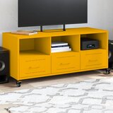 TV ormarić boja senfa 100,5x39x43,5 cm čelični | shoptok.hr