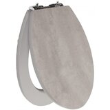 Poseidon WC deska Dark stone (MDF, počasno spuščanje, temno siva) | Shoptok.si