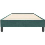 Box Spring krevet bez madracem tamno zeleni 100x220 cm baršun | shoptok.hr