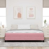  Krevet s opruga kutije Ružičasta 180 x 200 cm tkanina | shoptok.hr