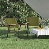 vidaXL Stoli za kampiranje 2 kosa zeleni 54x55x78 cm oxford blago Cene
