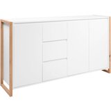 MID.YOU KOMODA, bela, hrast artisan | Shoptok.si