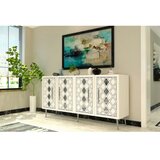 Hanah home komoda dome KB150 white silver Cene