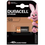 BATERIJA LITIJ FOTO 3V PK1 DURACELL 123 BLISTER