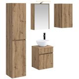  Set ormarića za kupaonicu 5 pcs Hrast artisan 43 x 16 x 62,5 cm Cene