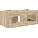  Kreveta za visoko spavanje djece 2 pcs Sonoma Konstruirano drvo - Hrast sonoma 80 x 160 cm | shoptok.hr