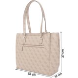 Guess Ročna torbica 'ZAMIRA' kapučino / temno rjava | Shoptok.si