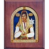  Ikona u drvetu Prepodobna Anastasija Majka Svetog Vasilija, Pravougaona, 170x205x22mm | Eponuda.com