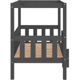 Krevet za pse sivi 95,5x73,5x90 cm od masivne borovine | Eponuda.ba