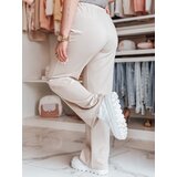 DStreet Spodnie damskie dresowe DRESSANIK jasnobeżowe | shoptok.hr