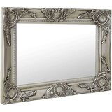 vidaXL Zidno ogledalo u baroknom stilu 50 x 40 cm srebrno | shoptok.hr