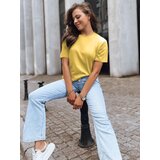 DStreet T-shirt damski MAYLA II jasnożółty | ePonuda.com
