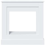 vidaXL Okvir za kamin bela 90x30x90 cm inženirski les | Shoptok.si
