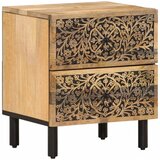 The Living Store Nočna omarica 40x33x46 cm trden mangov les - Nočna Omarica, (21448583) | Shoptok.si