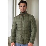 Dewberry M8640 MEN'S COAT-DARK KHAKI-2