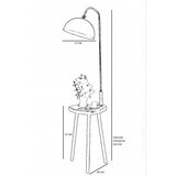 Opviq lights 534LUN2118 Podna lampa, Crna | Eponuda.ba
