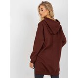 VITON Sweatshirt-VI-BL-335.25X-dark brown | Shoptok.si