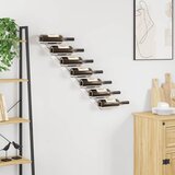  Zidni stalak za vino za 7 boca bijeli metalni | shoptok.hr