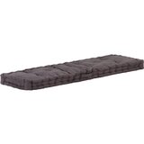  Talna sedežna blazina za paleto bombaž 120x40x7 cm antracitna | Shoptok.si