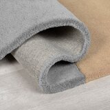 Flair Rugs Crni/sivi ručno rađen vunen tepih 150x240 cm Lozenge Monochrome – | shoptok.hr