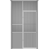  Kavez za ptice sivi 115 x 78 x 200 cm od pocinčanog čelika | shoptok.hr
